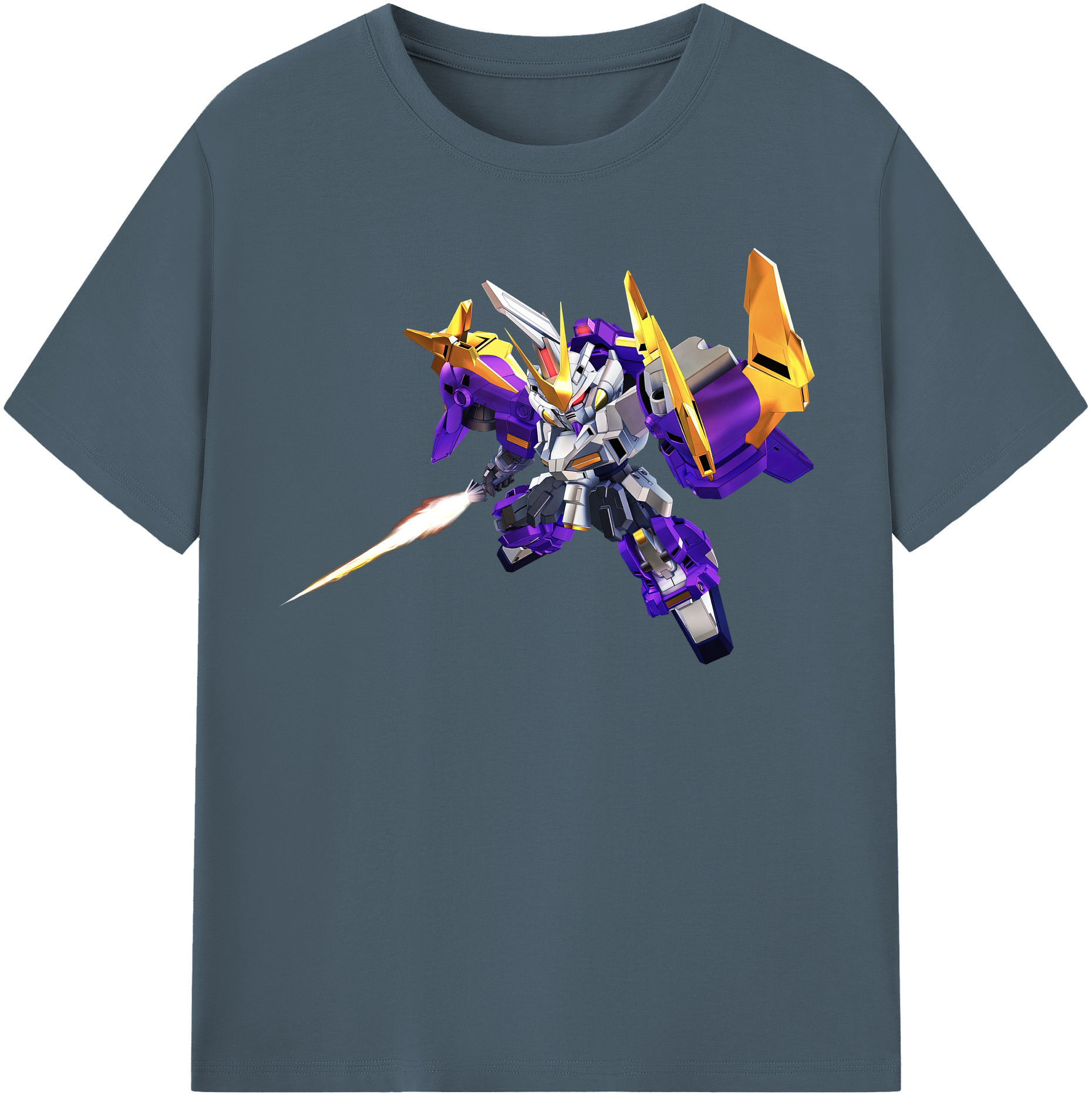 （画像用） 機動戦士ガンダム Mobile Suit Gundam 綿100％半袖Tシャツ（フロントプリント）